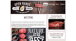 Desktop Screenshot of openrangecattle.com